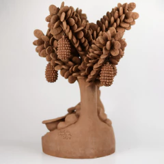 Lavando Roupa sob a Jaqueira - Sil da Capela - Manawa  Design - Loja de Arte Brasileira