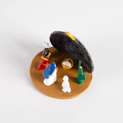 Manjedoura Mini - Leidjane - Manawa  Design - Loja de Arte Brasileira