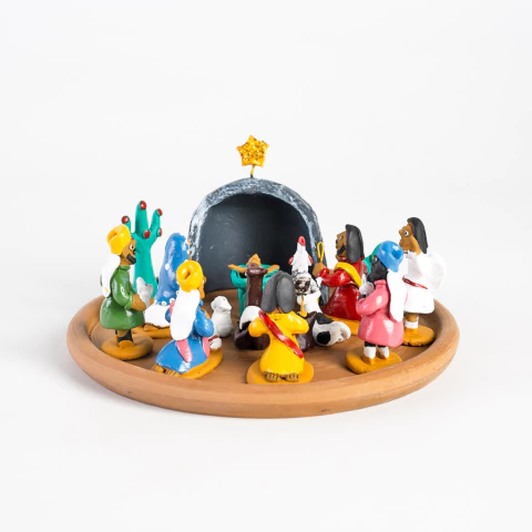 Presépio Colorido no Prato - Eliane - comprar online
