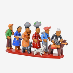 Retirantes Colorido - Marli Lopes - Manawa  Design - Loja de Arte Brasileira