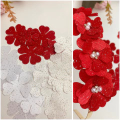 Flor Modelo 3- 2 tamanhos 3,5 e 3cm