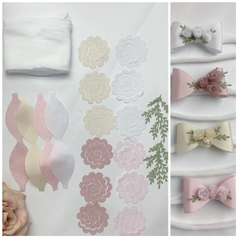 KIT LAÇO E FLORES PARA MONTAR