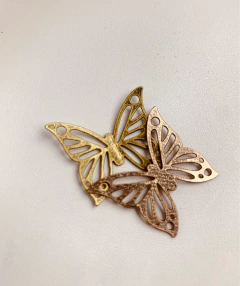 Borboleta Corino dourada modelo 60 - comprar online