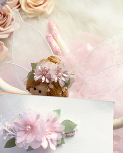 Imagem do kit 600 apliques flores e miolo