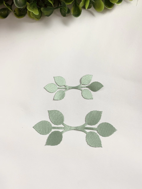 Recorte de folha dupla 2 tamanhos -