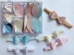 Kit laços para montar cetim e gorgurão