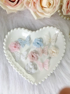 kit 610 apliques em tafeta com brilho na internet