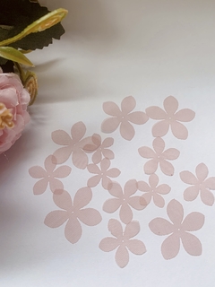 FLOR (Modelo 5 )COM FURO voil tamanhos (1,5cm,2cm e 2,5cm)