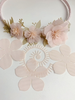 FLORES EM VOIL PARA MONTAR com espiral