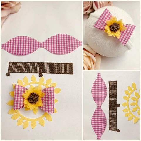 KIT LAÇO E FLORES PARA MONTAR JUNINO