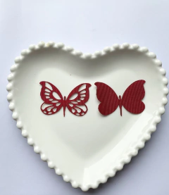 Borboleta vazada em Gorgurão modelo 6