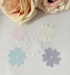 kit flores em cetim e voil 4cm - Drimia