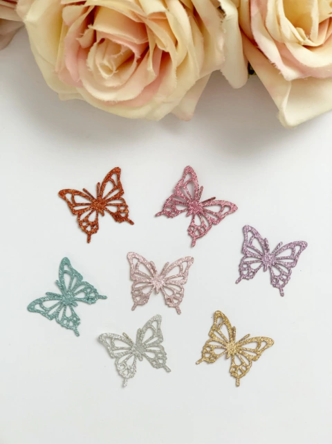 Borboleta em lurex modelo 9