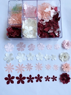 kit 600 apliques em cetim - Drimia