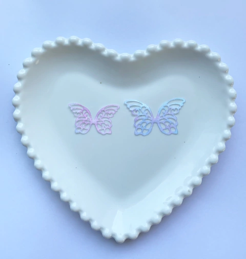 borboleta laço vazada tie dye 2 ,5cm e 3 cm