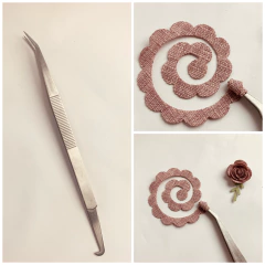 Pinça para enrolar espiral