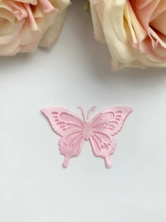 Aplique de borboleta vazada cetim e brilho - comprar online