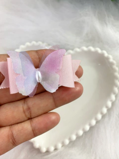 Aplique borboleta Tie Dye cetim e organza na internet