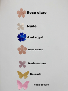 Aplique de borboleta vazada modelo 71 corte duplo 3 tamanhos - loja online