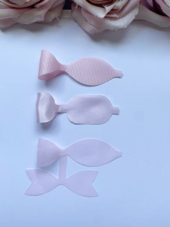 Kit laços para montar 244 apliques cetim , gorgurão e voil - Drimia