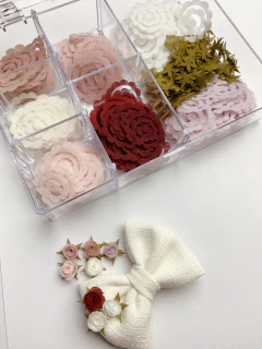 Kit flores Espiral para montar mini rosinhas 1 CM na internet