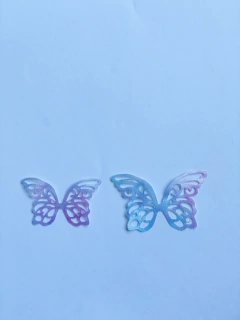 borboleta laço vazada tie dye 2 ,5cm e 3 cm - Drimia