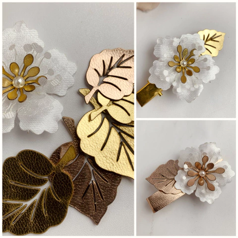 Folha vazada courino