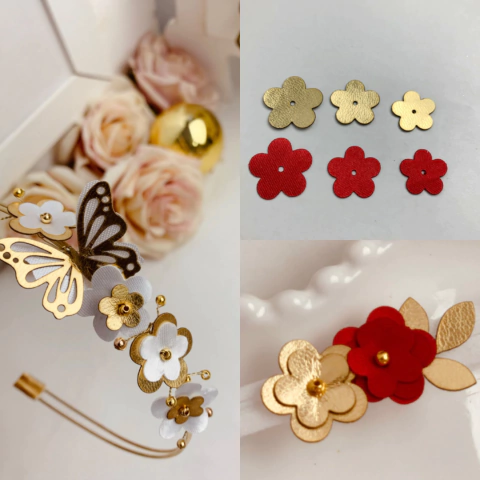 FLOR Corino e cetim 3 TAMANHOS - comprar online