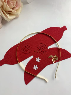 Kit arco laço e flores na internet