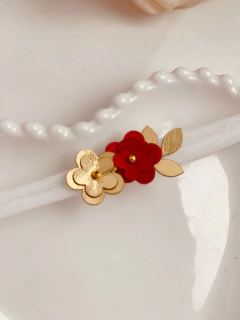 FLOR Corino e cetim 3 TAMANHOS - Drimia