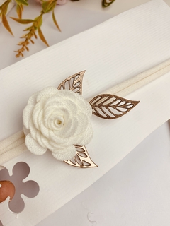 Flor espiral em LINHO - Drimia