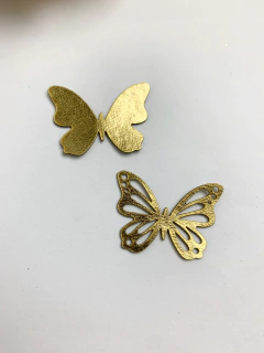 Borboleta Corino dourada modelo 4 - Drimia