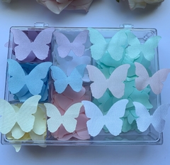 Kit com 350 apliques de borboletas - 2,5 e 3cm - comprar online