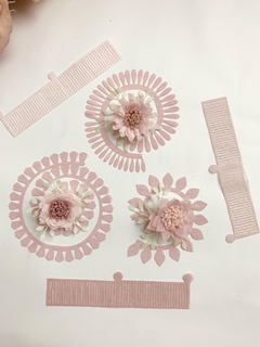 kit Flor espiral 3 modelos