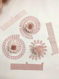 kit Flor espiral 3 modelos