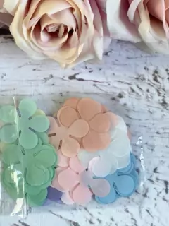 APLIQUE FLOR CORES VARIADAS - 3,5 CM - comprar online