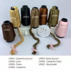 Fio 100 % poliéster para cabelo - Rolo - loja online