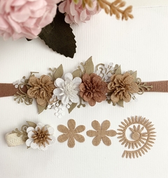 FLORES EM LINHO PARA MONTAR com espiral MODELO 9 - comprar online