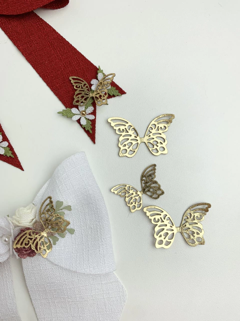 Borboleta para ponta de laço courino