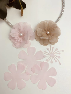 Flor 3 tamanhos PARA MONTAR COM MIOLO