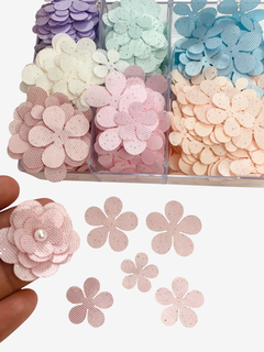 kit 630 apliques em com brilho - comprar online