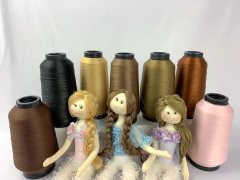 Kit Régua + 2 rolos de linha para cabelo de bonecas na internet