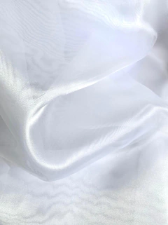 Tecido Organza Cristal Branca - metro na internet