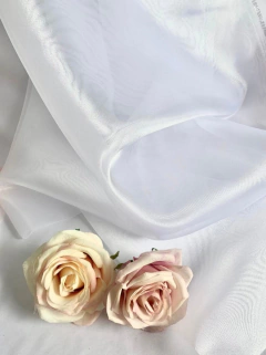 Tecido Organza Cristal Branca - metro