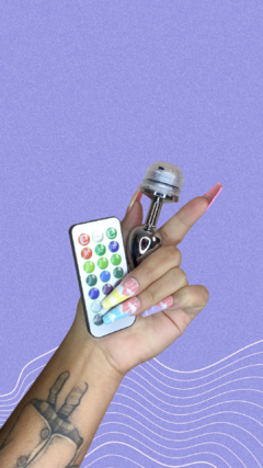 PLUG ANAL COM LED E CONTROLE