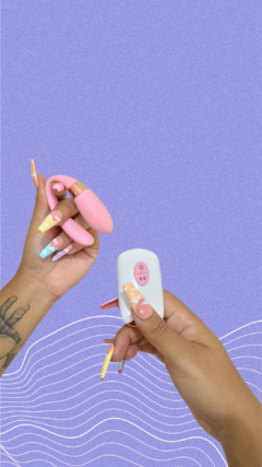 VIBRADOR DE CASAL COM CONTROLE SEM FIO
