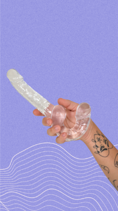 DILDO STRAPLESS DUPLO