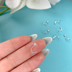Piercing ponto de luz nariz