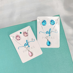Conjunto ponto de luz gota - azul - comprar online