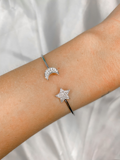 Bracelete constelação cravejado